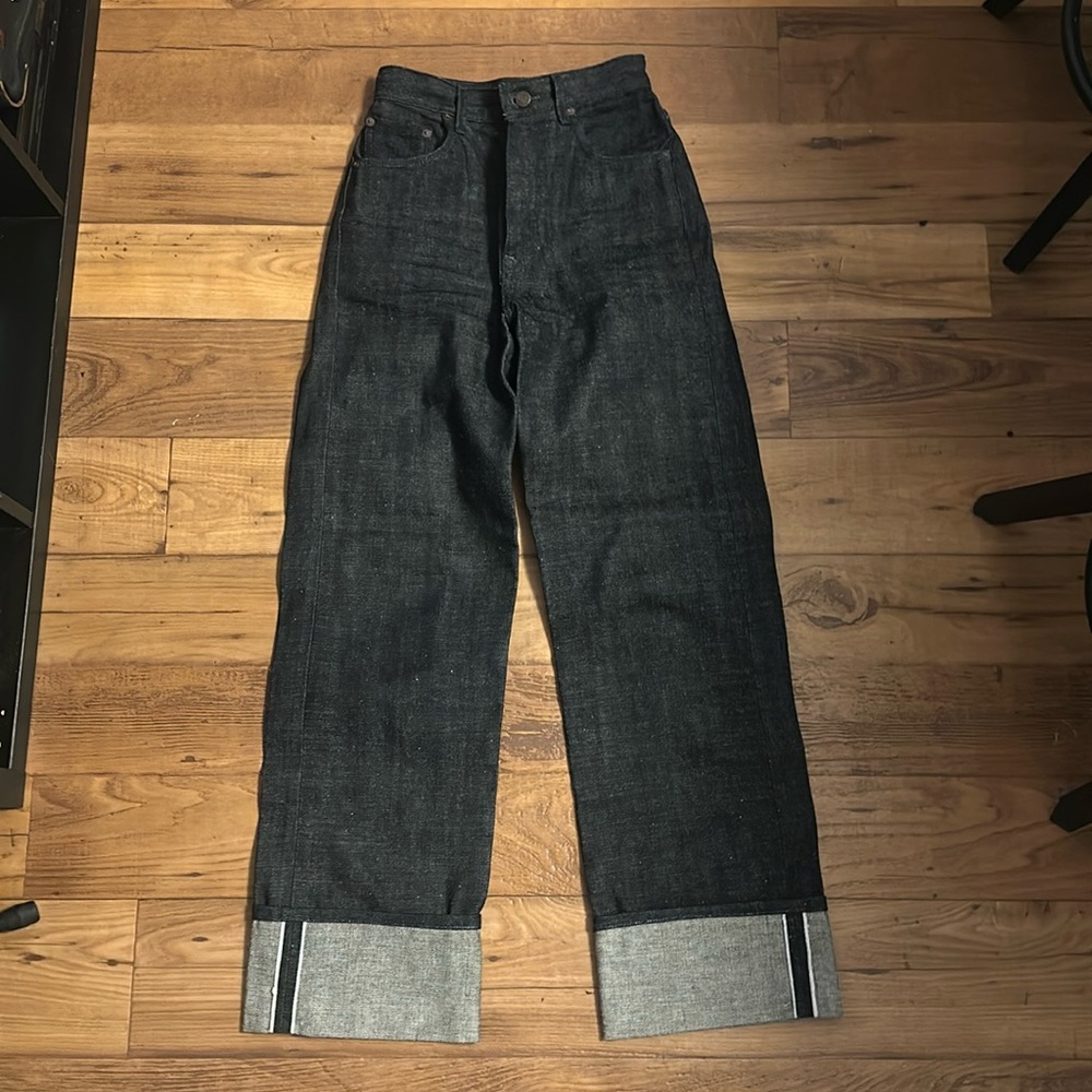 Imogene + Willie Catherine Raw Denim Selvedge Sz 24